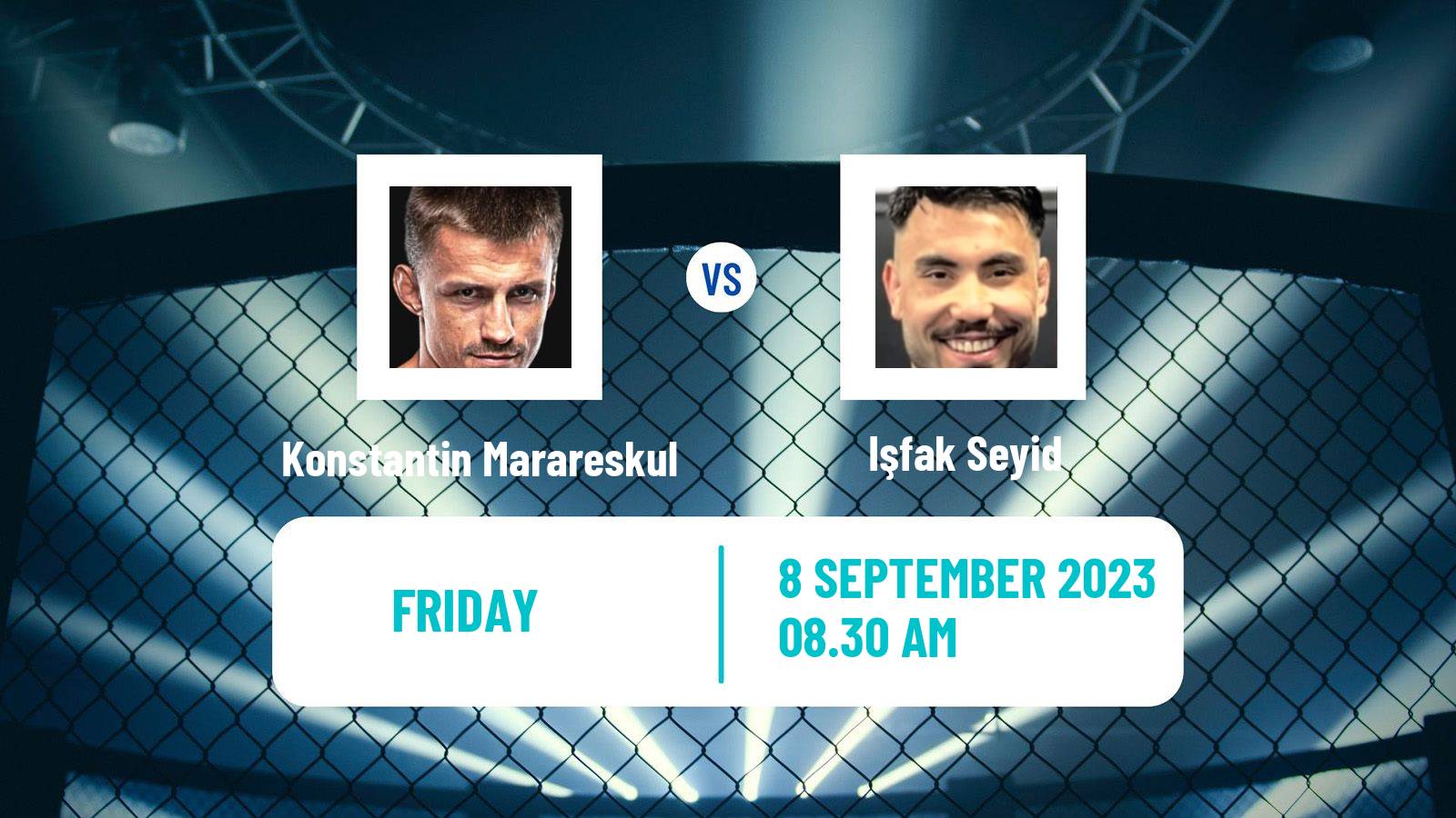 MMA Bantamweight One Championship Men Konstantin Marareskul - Işfak Seyid