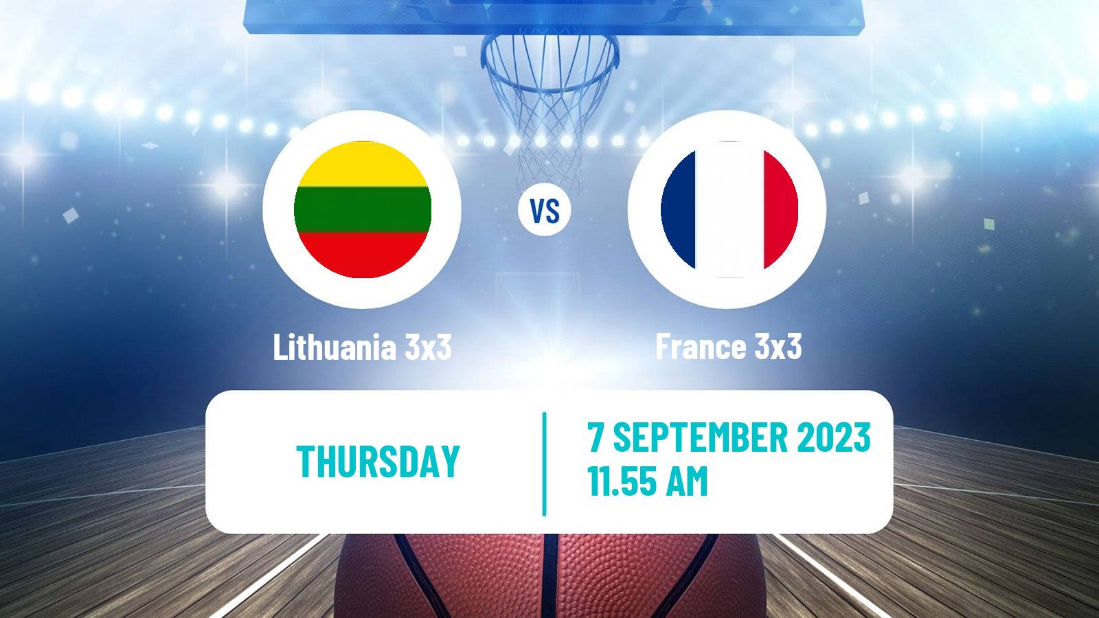 Basketball Europe Cup Basketball 3x3 Lithuania 3x3 - France 3x3