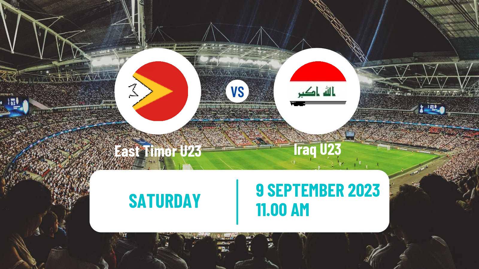 Soccer AFC Asian Cup U23 East Timor U23 - Iraq U23