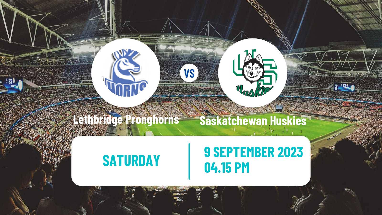 Soccer Canadian U Sports Soccer Lethbridge Pronghorns - Saskatchewan Huskies