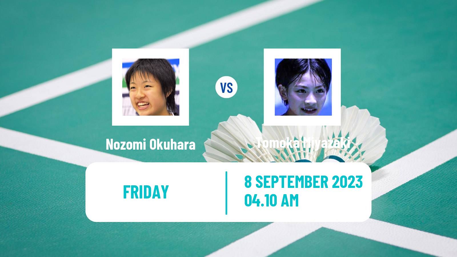 Badminton BWF World Tour Indonesia Masters 2 Women Nozomi Okuhara - Tomoka Miyazaki