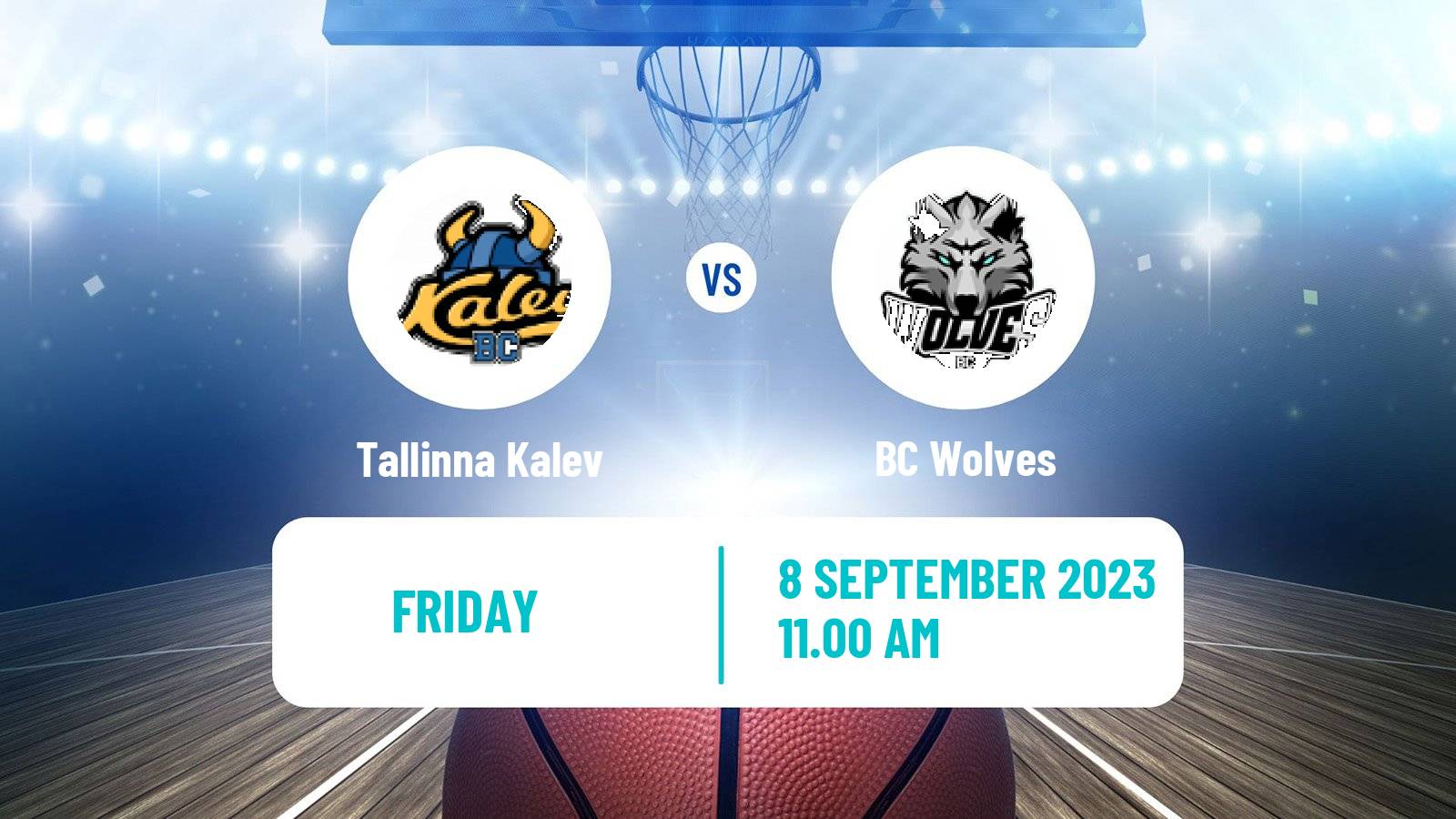 Basketball Club Friendly Basketball Tallinna Kalev - BC Wolves