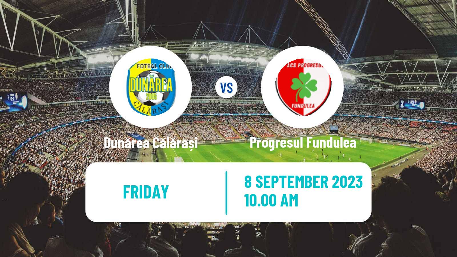 Soccer Romanian Liga 3 - Seria 3 Dunărea Călărași - Progresul Fundulea