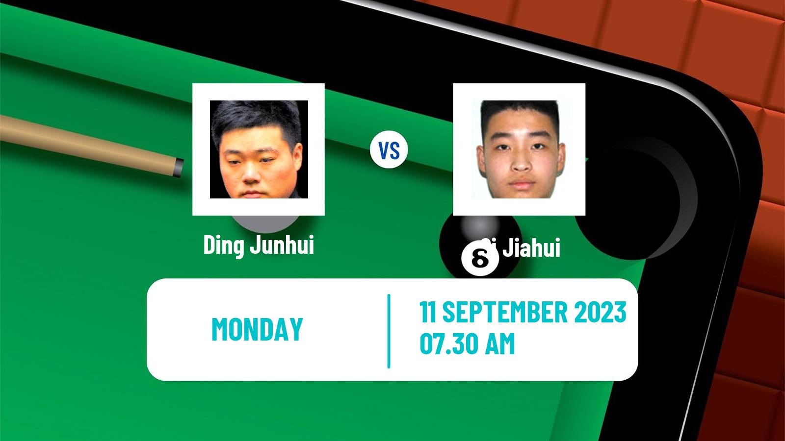 Snooker Shanghai Masters Ding Junhui - Si Jiahui