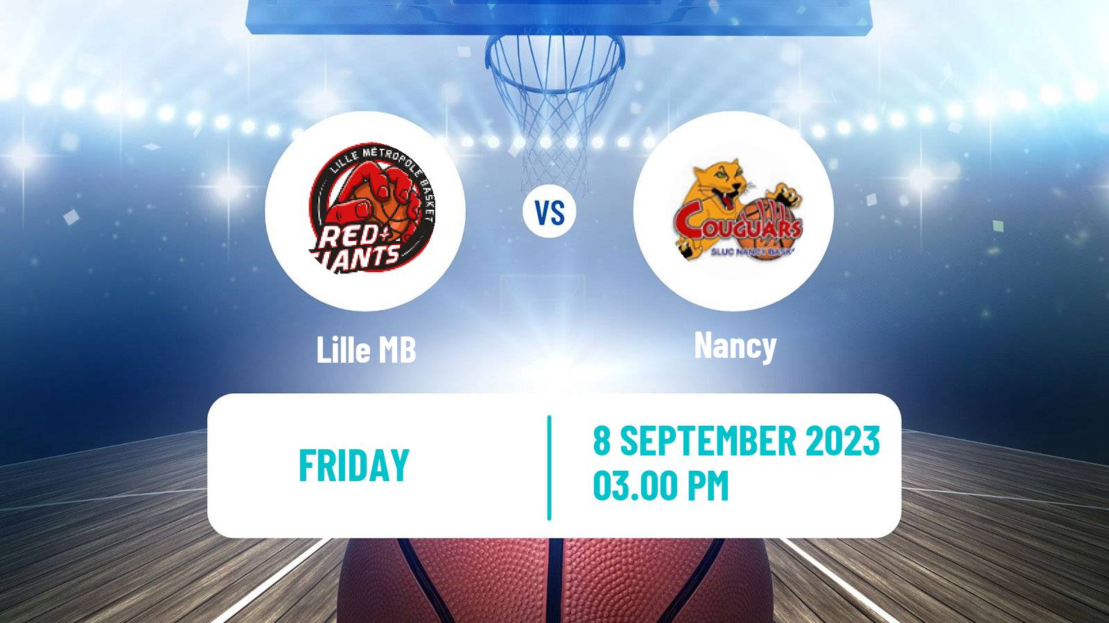 Basketball Club Friendly Basketball Lille MB - Nancy