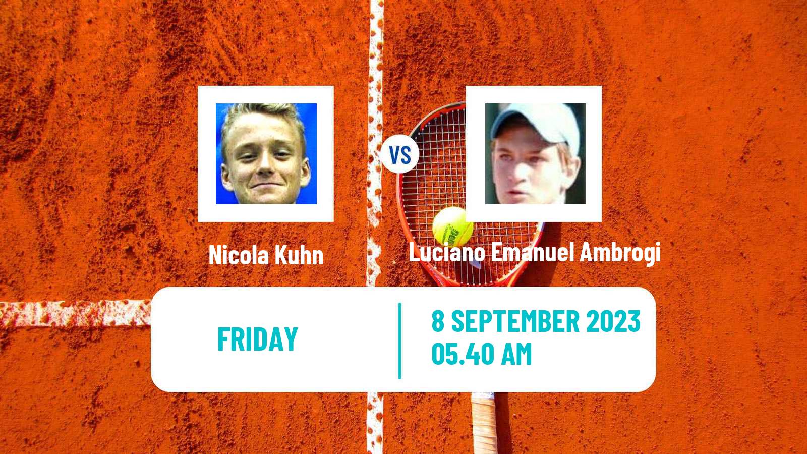 Tennis ITF M15 Madrid Men Nicola Kuhn - Luciano Emanuel Ambrogi