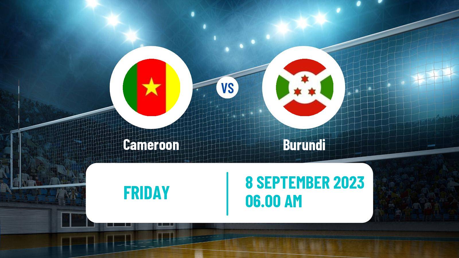 Volleyball African Championship Volleyball Cameroon - Burundi