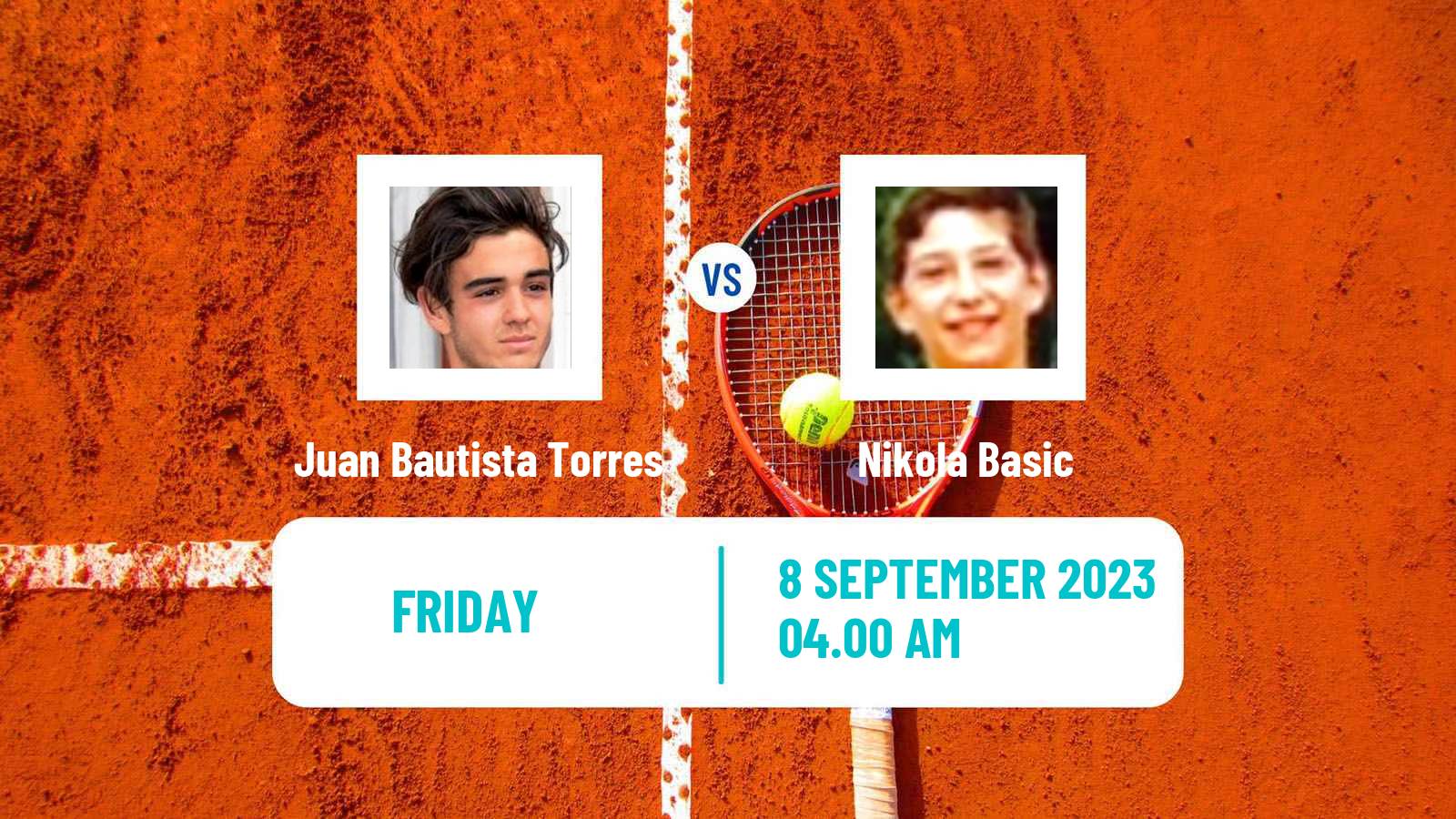 Tennis ITF M25 MarIBOr 2 Men Juan Bautista Torres - Nikola Basic