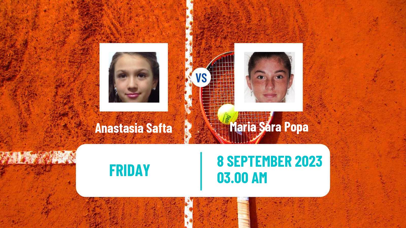 Tennis ITF W15 Buzau Women Anastasia Safta - Maria Sara Popa