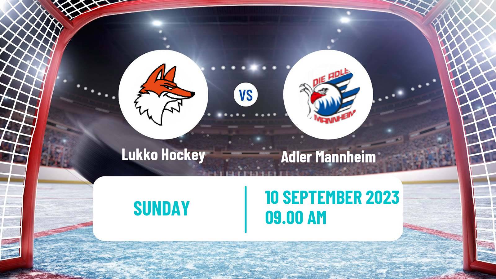 Hockey Champions League Ice Hockey Lukko - Adler Mannheim