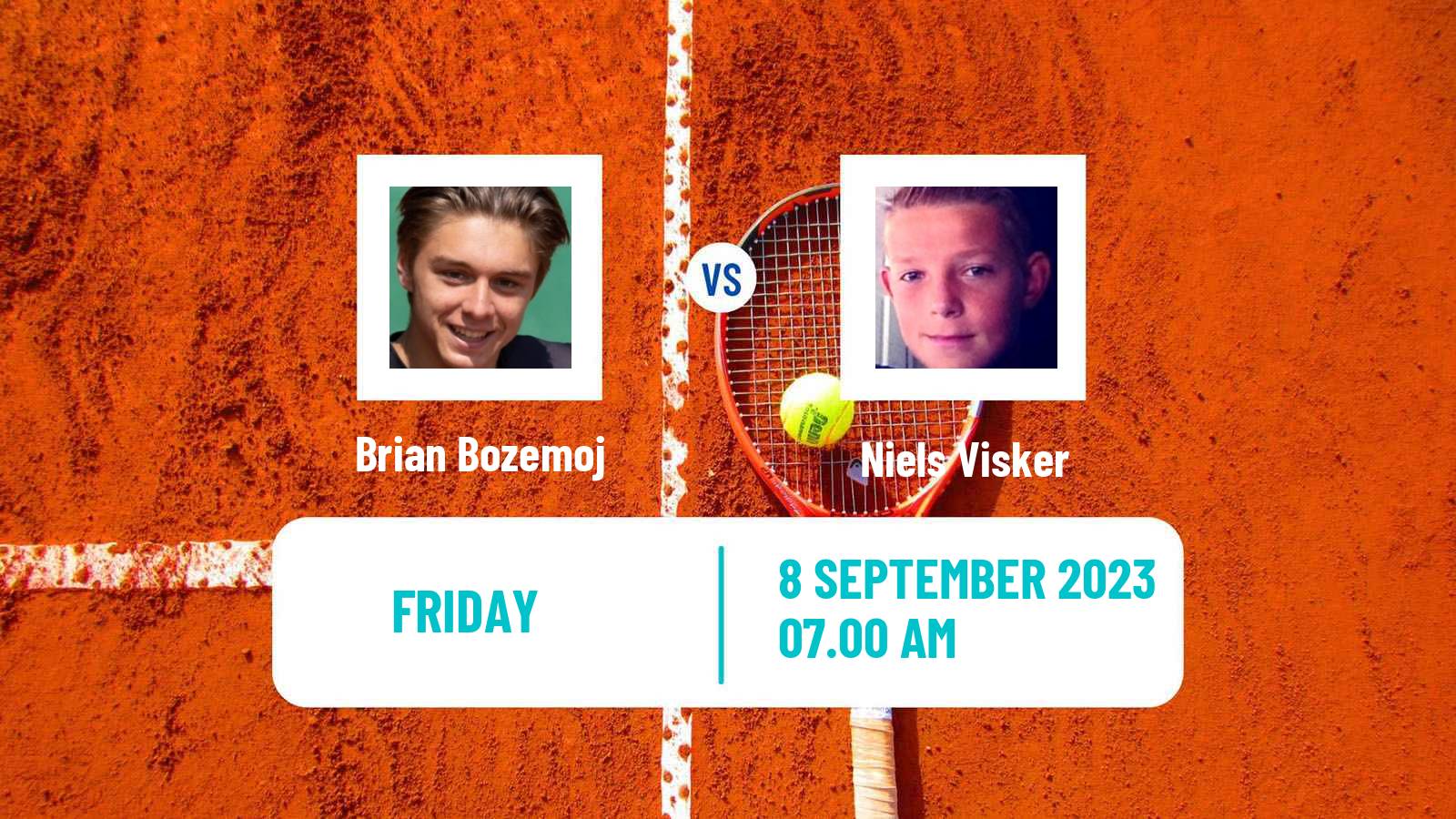 Tennis ITF M15 Haren Men Brian Bozemoj - Niels Visker