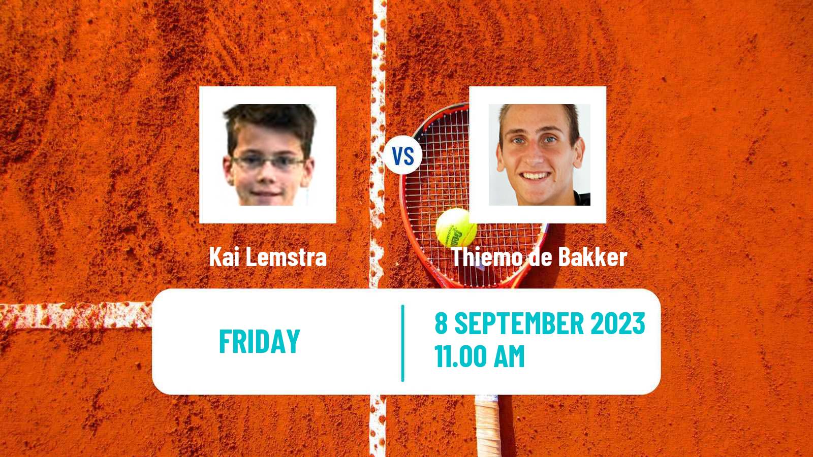 Tennis ITF M15 Haren Men Kai Lemstra - Thiemo de Bakker