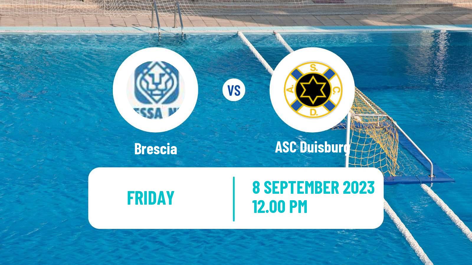 Water polo Champions League Water Polo Brescia - ASC Duisburg