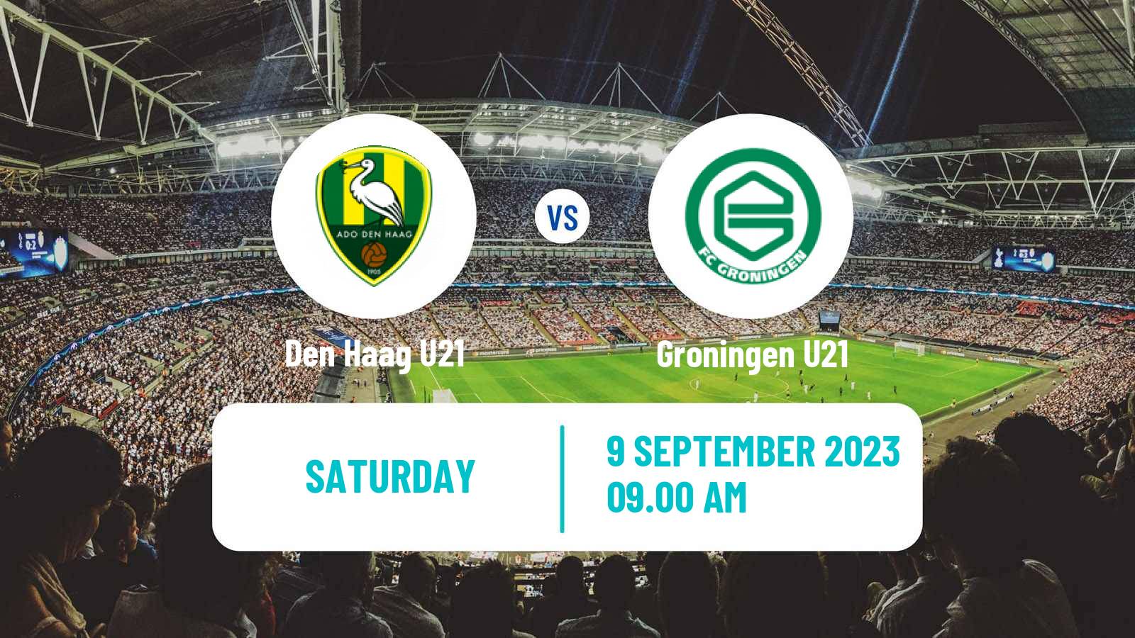 Soccer Dutch Divisie 1 U21 Den Haag U21 - Groningen U21