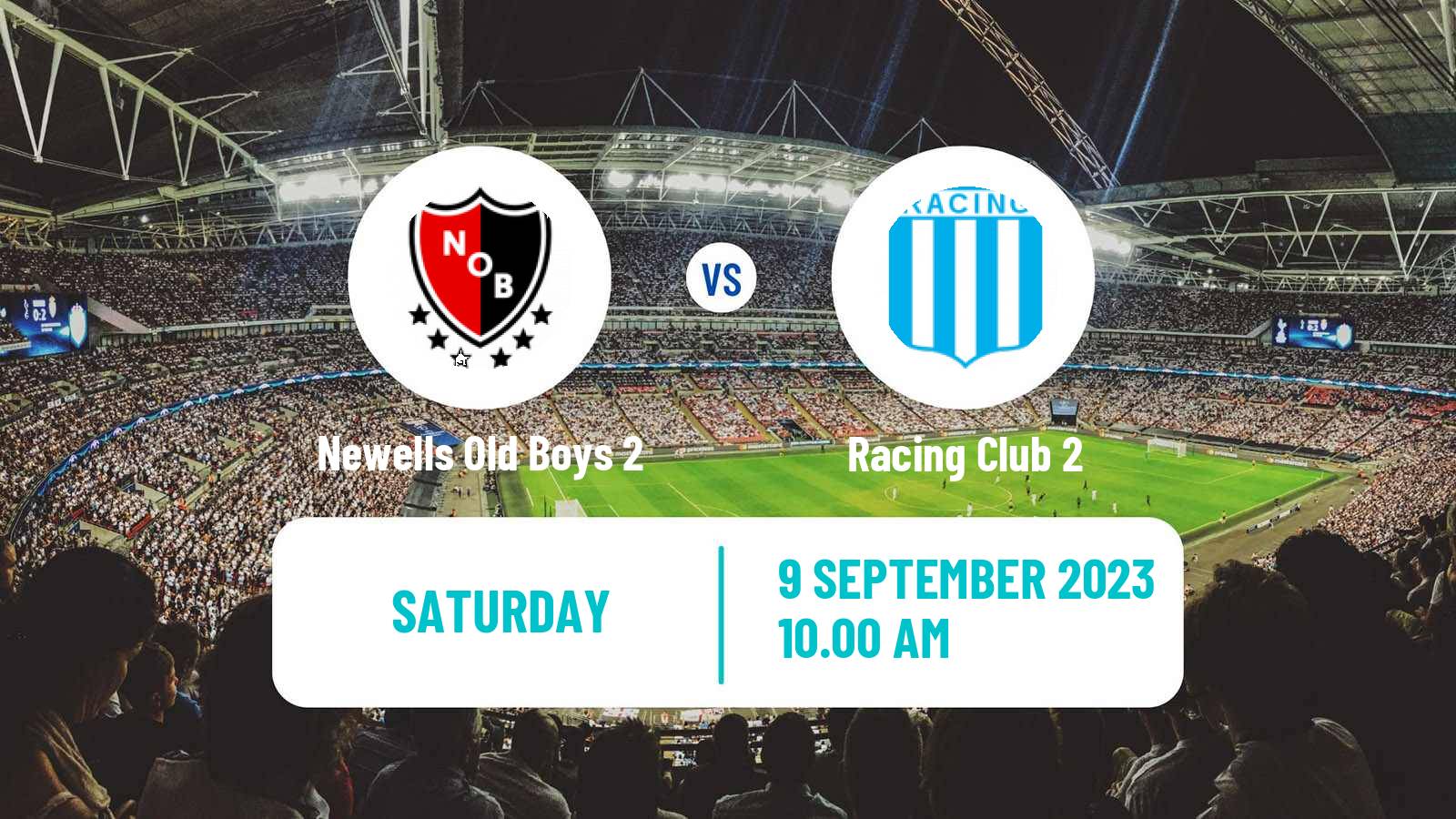 Soccer Argentinian Reserve League Newells Old Boys 2 - Racing Club 2