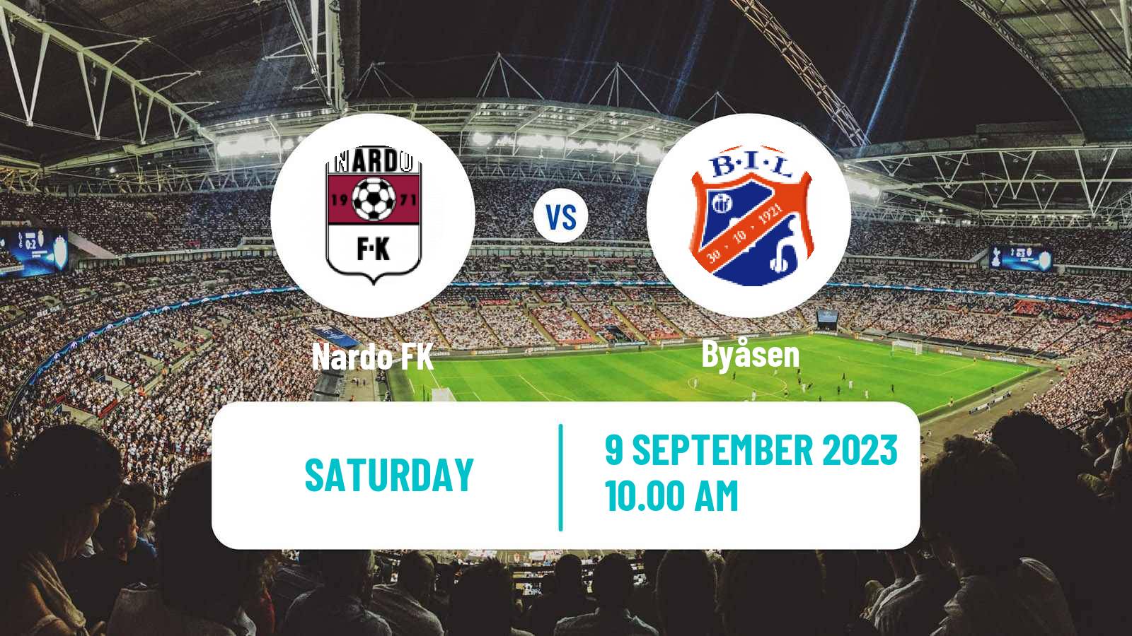 Soccer Norwegian Division 3 - Group 5 Nardo - Byåsen