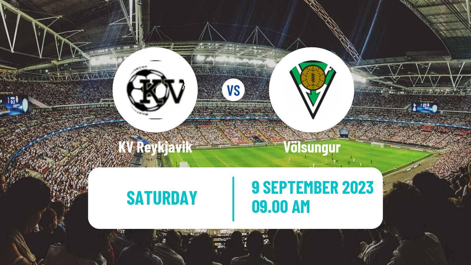 Soccer Icelandic Division 2 KV Reykjavik - Völsungur