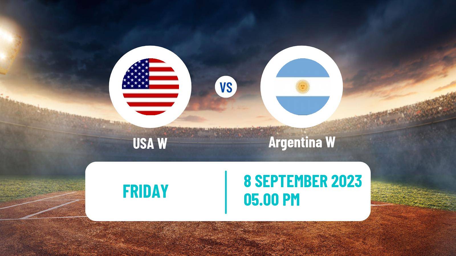 Cricket ICC World Twenty20 Women USA W - Argentina W