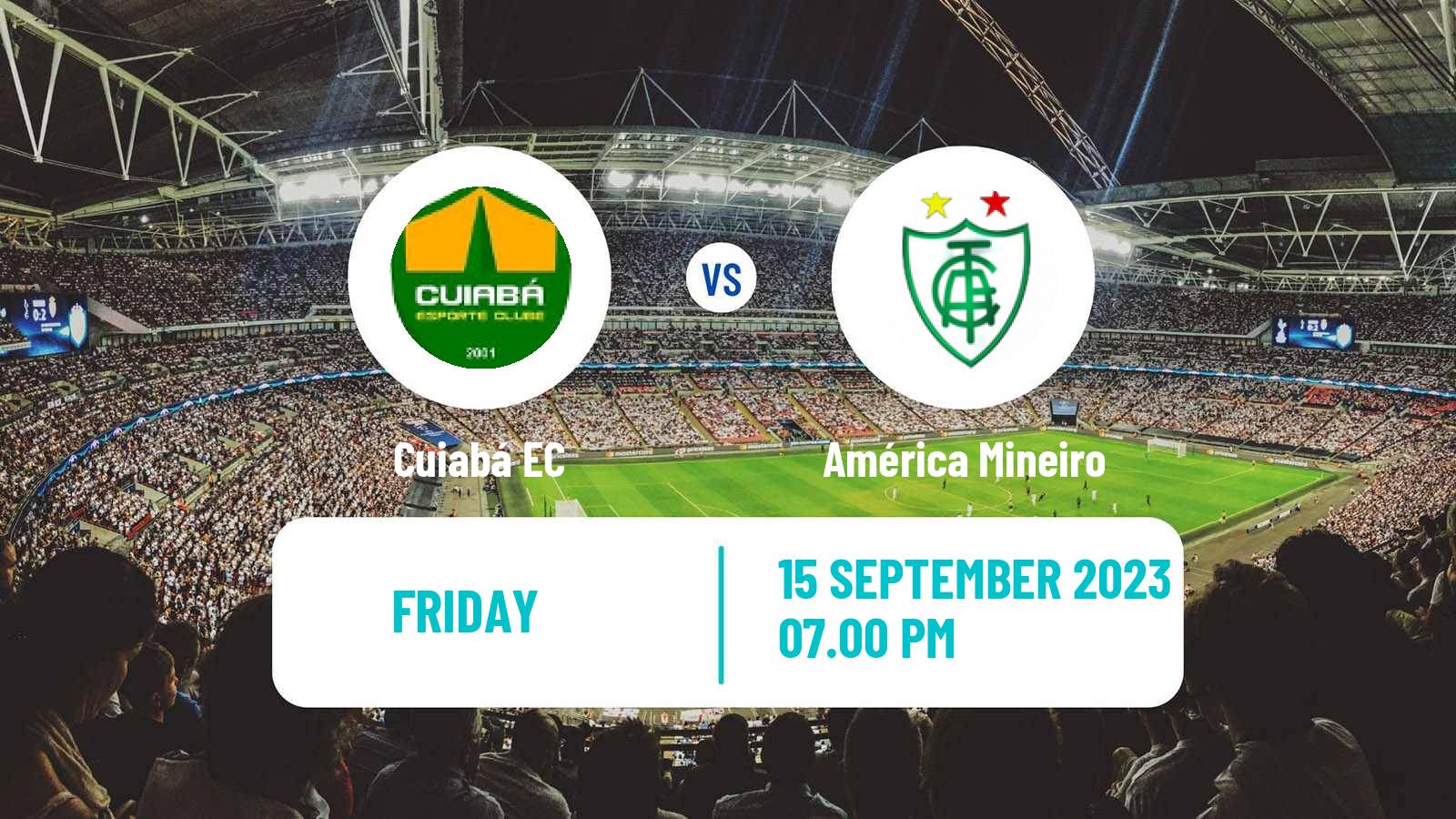 Soccer Brazilian Serie A Cuiabá - América Mineiro