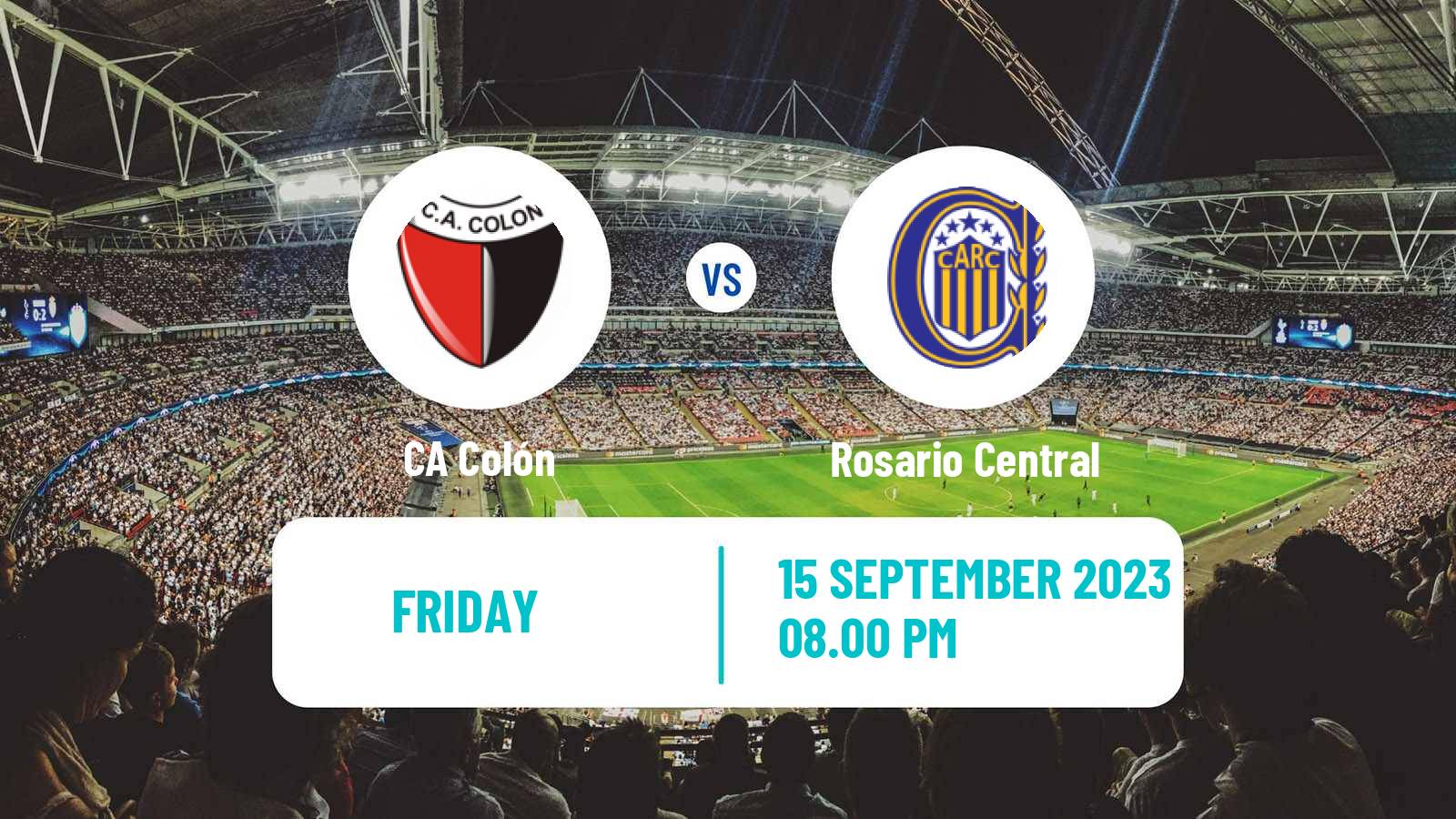 Soccer Argentinian Copa de la Liga Profesional Colón - Rosario Central
