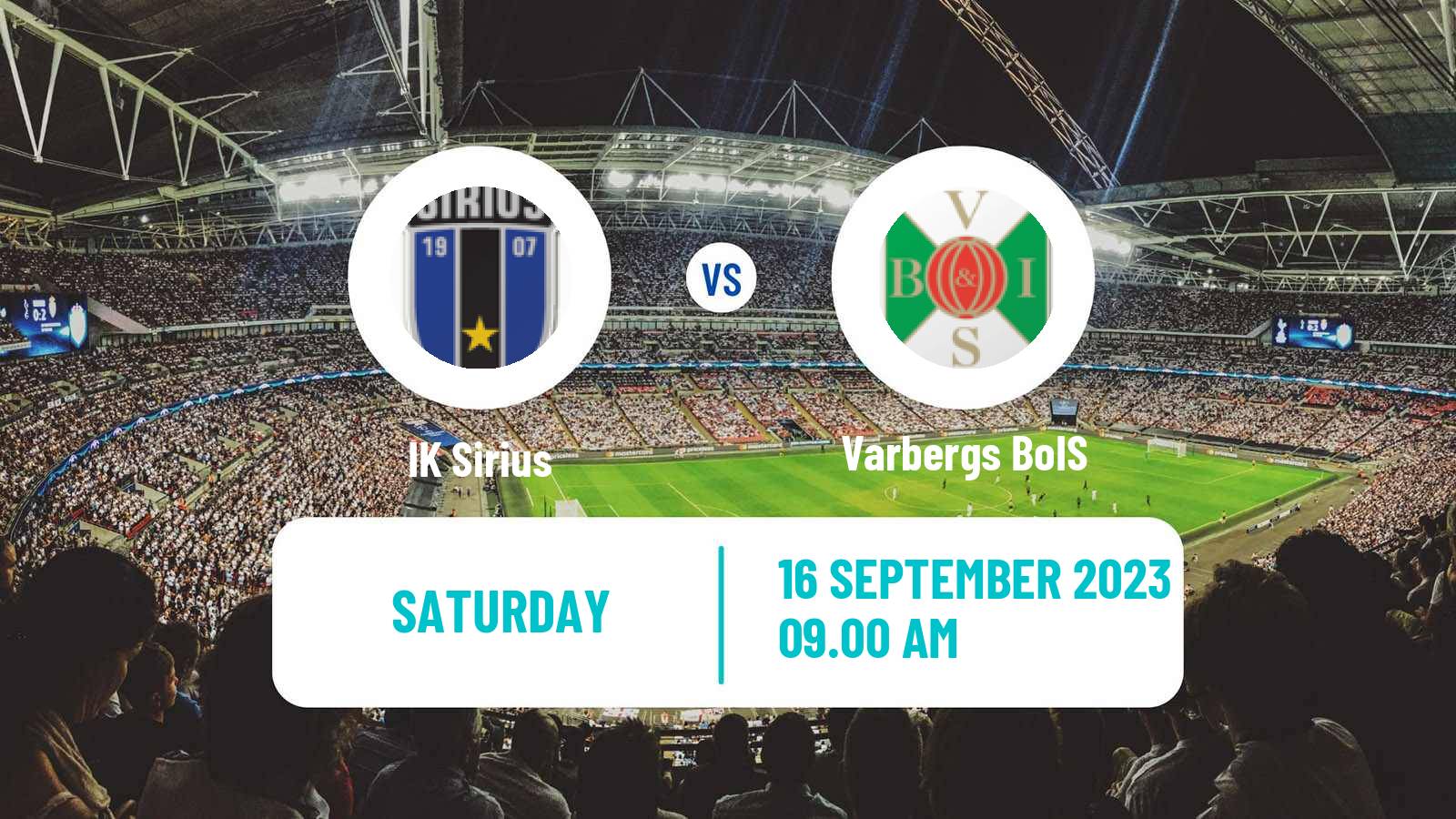 Soccer Swedish Allsvenskan Sirius - Varbergs BoIS
