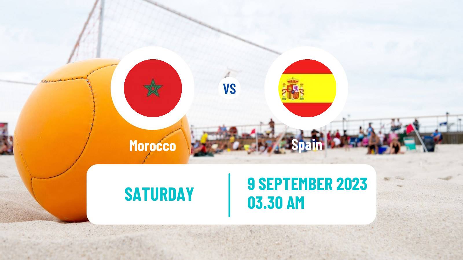Beach soccer Mediterranean Beach Games Morocco - Spain