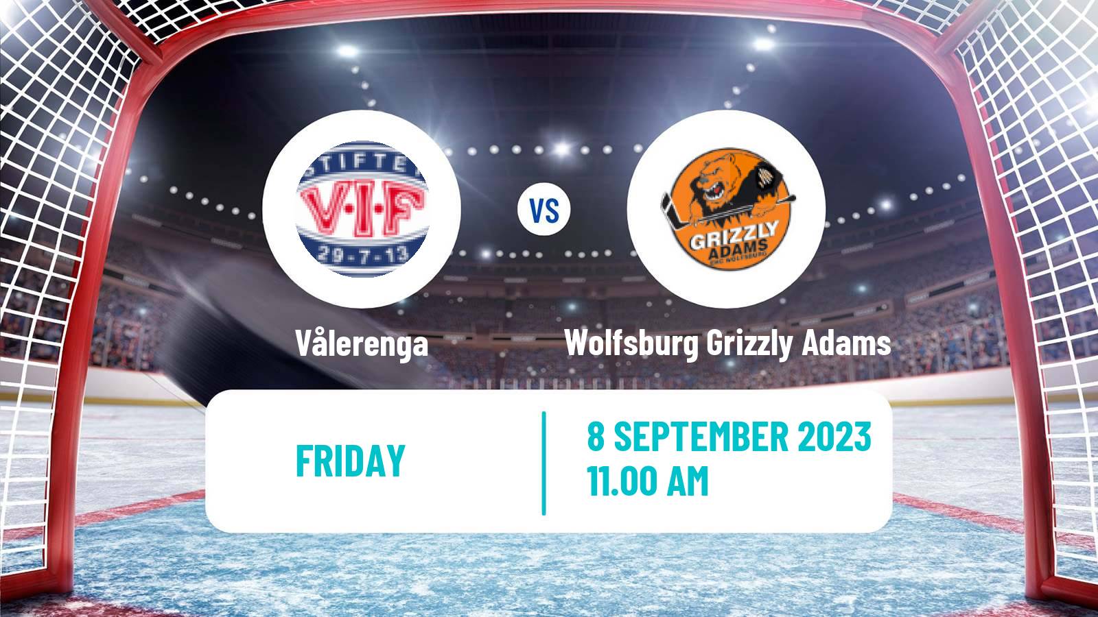 Hockey Club Friendly Ice Hockey Vålerenga - Wolfsburg Grizzly Adams