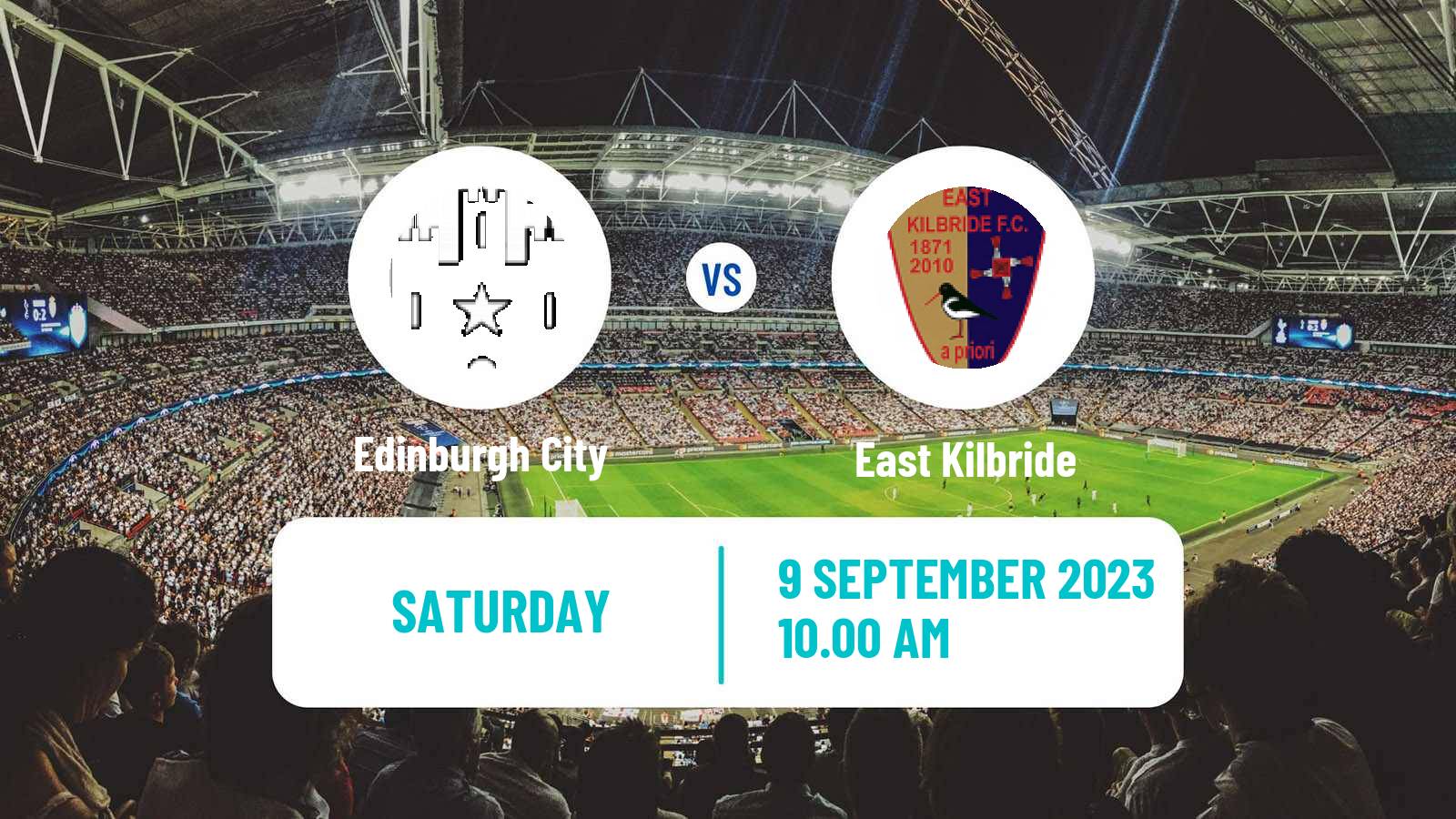 Soccer Scottish Challenge Cup Edinburgh City - East Kilbride