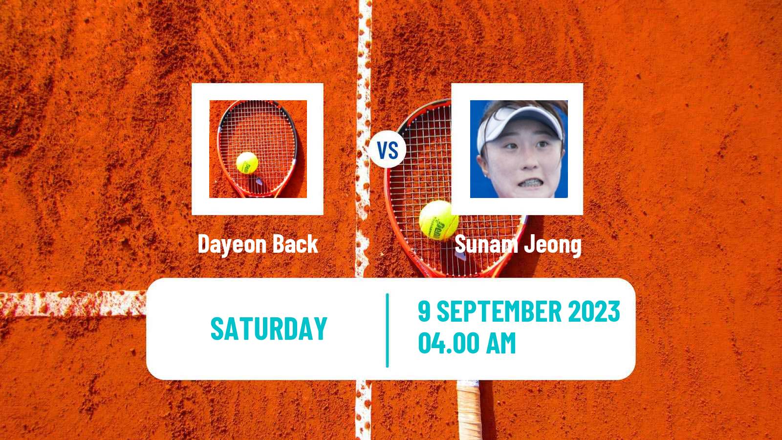 Tennis ITF W15 Yeongwol 2 Women Dayeon Back - Sunam Jeong