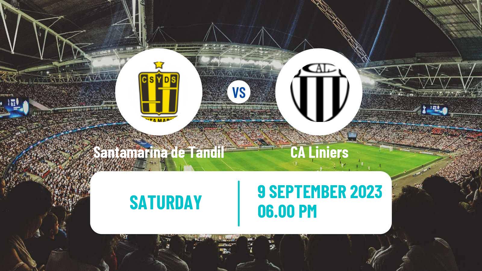 Soccer Argentinian Torneo Federal Santamarina de Tandil - CA Liniers