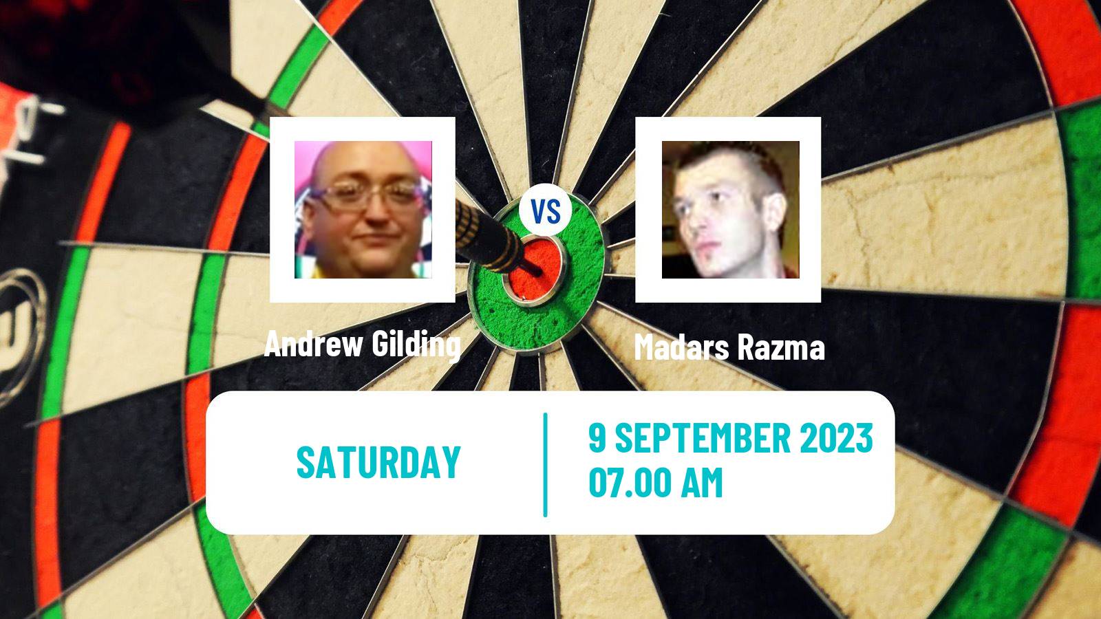 Darts European Tour 11 Andrew Gilding - Madars Razma