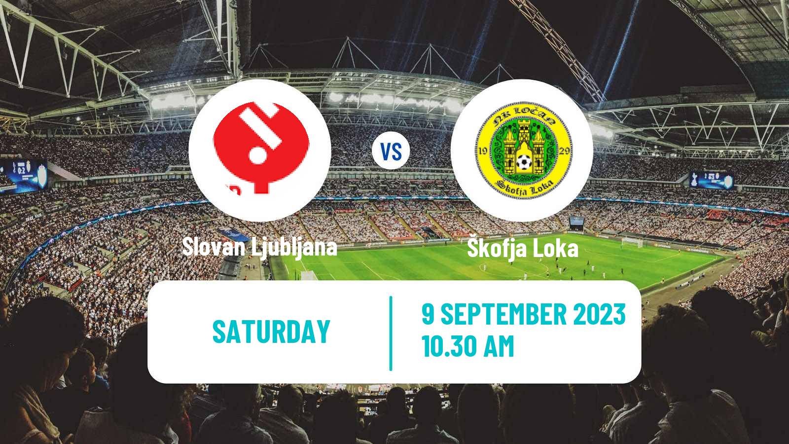 Soccer Slovenian 3 SNL West Slovan Ljubljana - Škofja Loka