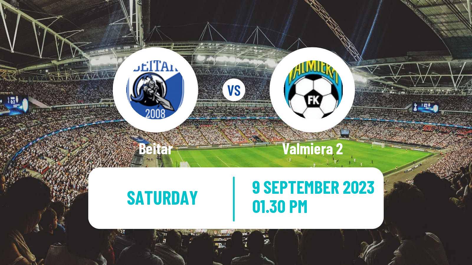 Soccer Latvian 1 Liga Beitar - Valmiera 2