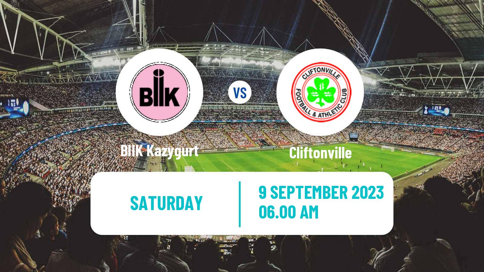 Soccer UEFA Champions League Women BIIK Kazygurt - Cliftonville