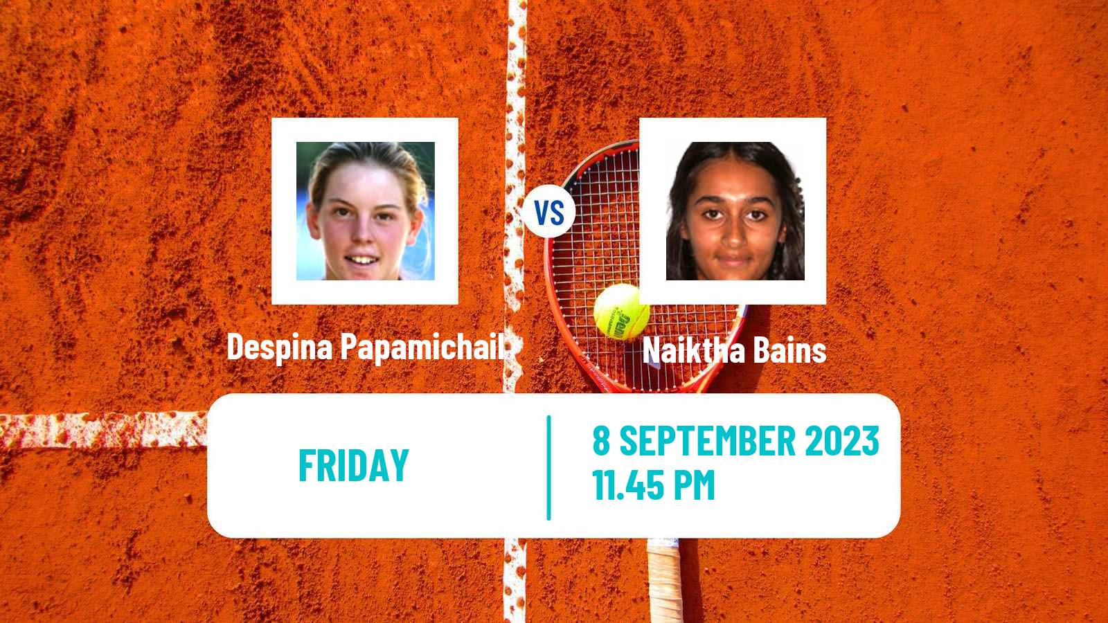 Tennis WTA Osaka Despina Papamichail - Naiktha Bains