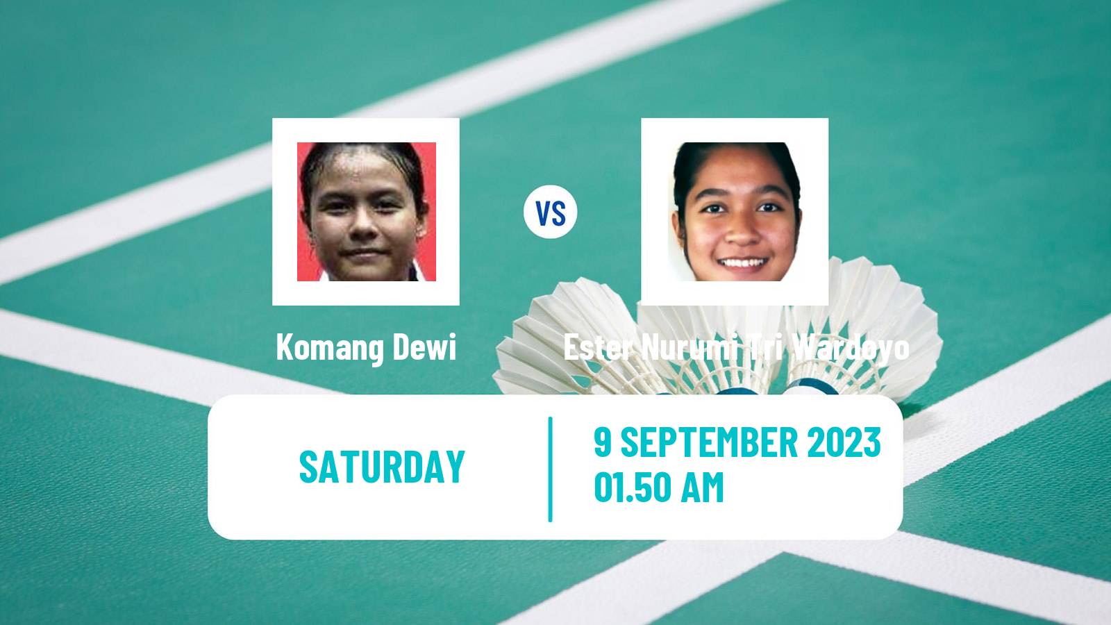 Badminton BWF World Tour Indonesia Masters 2 Women Komang Dewi - Ester Nurumi Tri Wardoyo