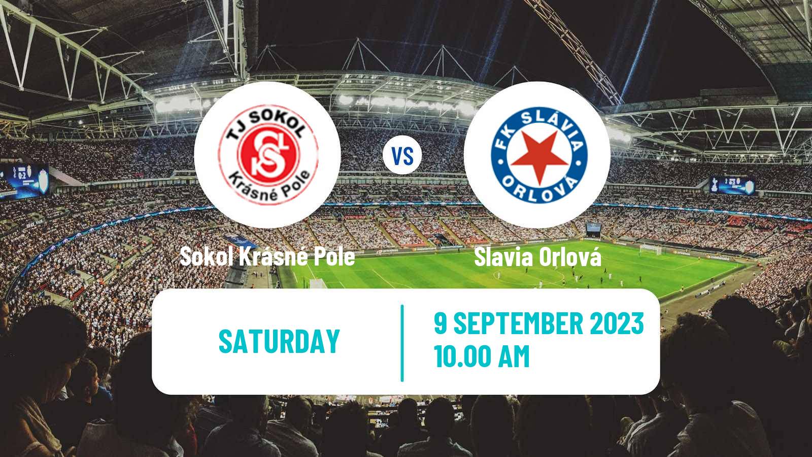Soccer Czech Moravskoslezsky KP Sokol Krásné Pole - Slavia Orlová