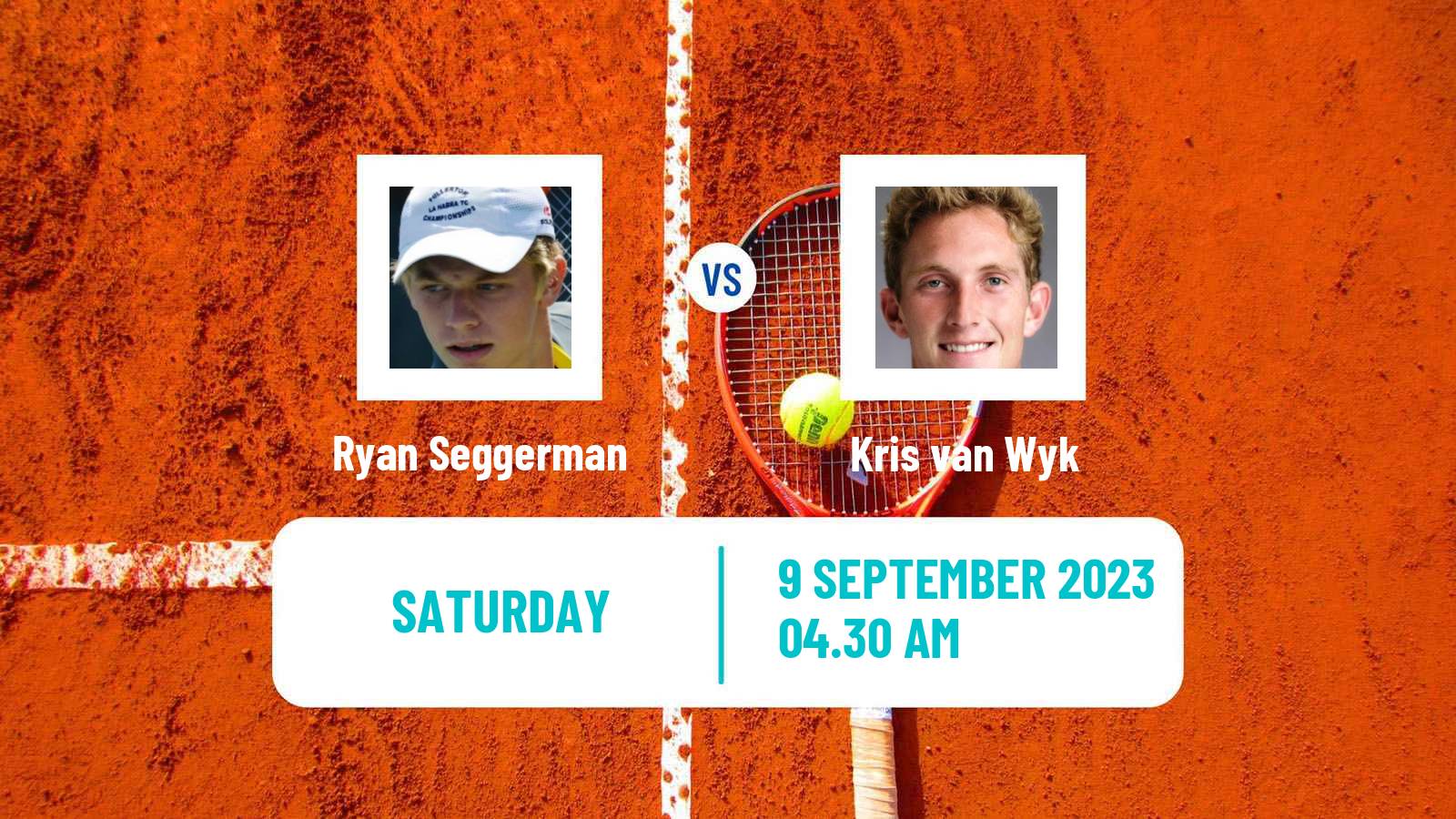 Tennis ITF M25 Monastir 5 Men Ryan Seggerman - Kris van Wyk