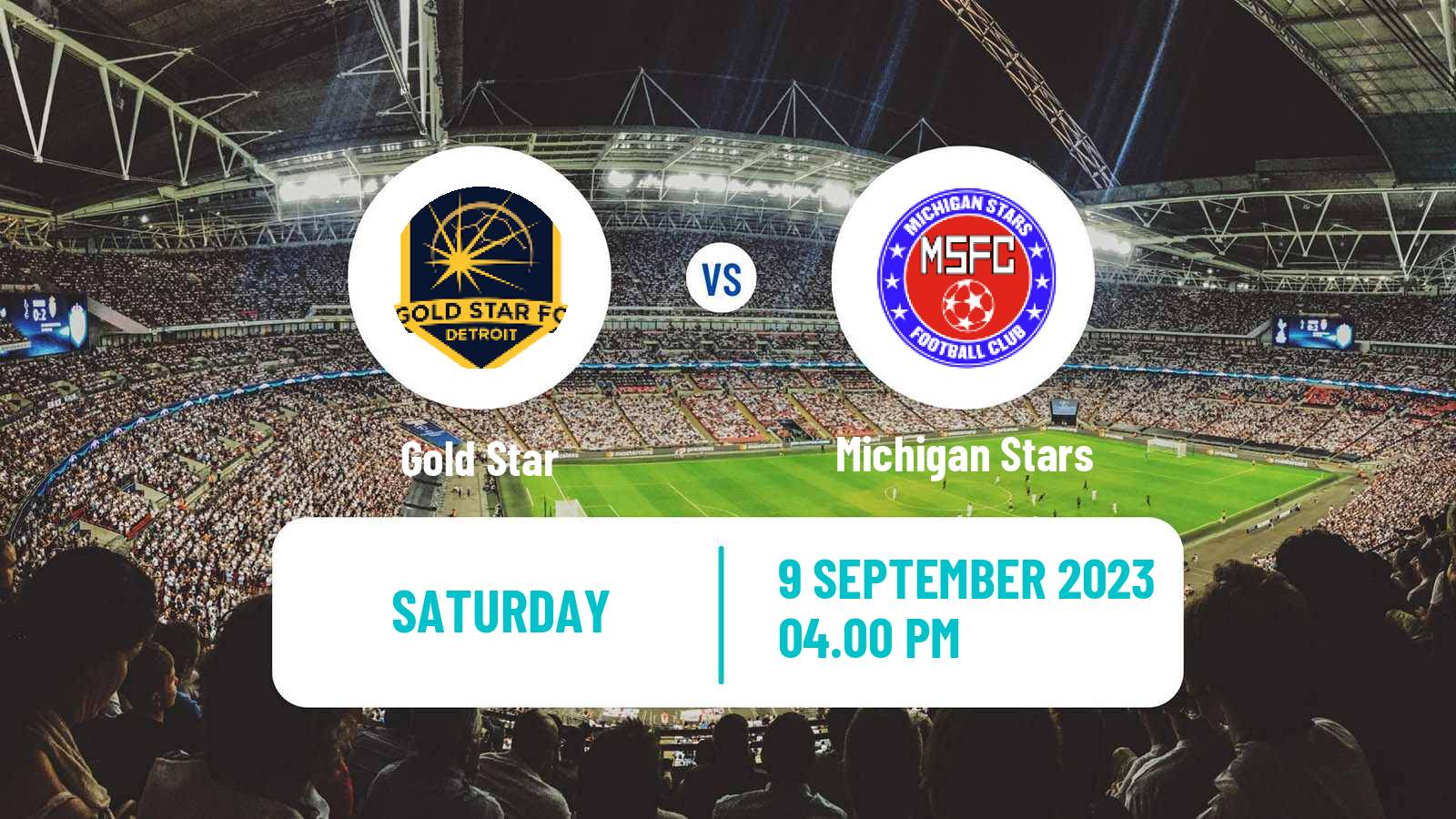 Soccer US NISA Gold Star - Michigan Stars