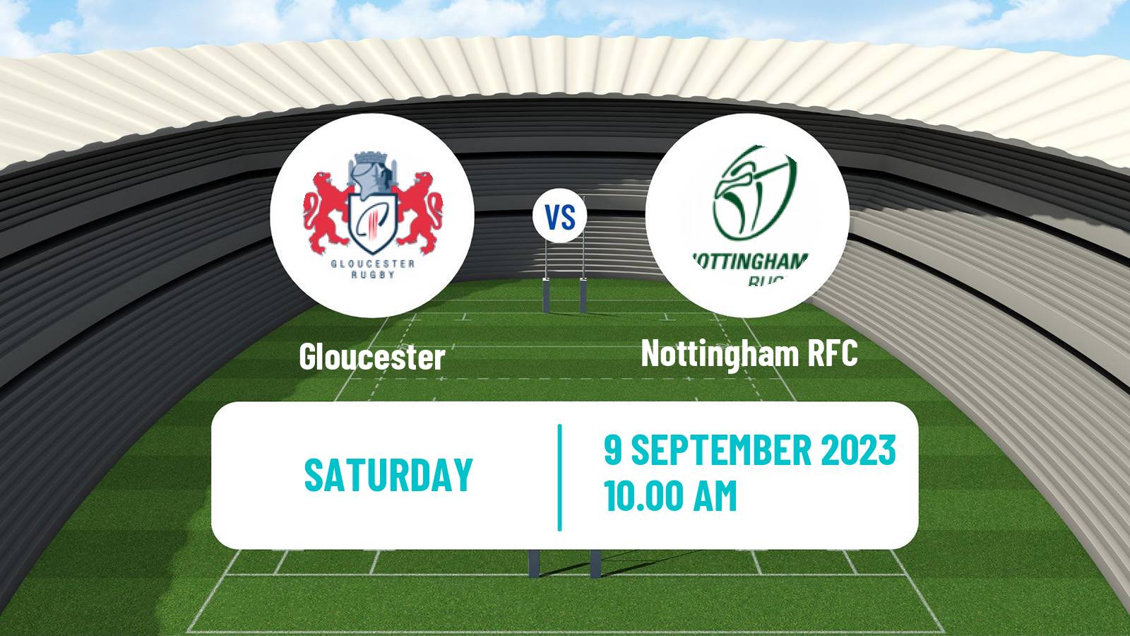 Rugby union English Premiership Rugby Cup Gloucester - Nottingham RFC