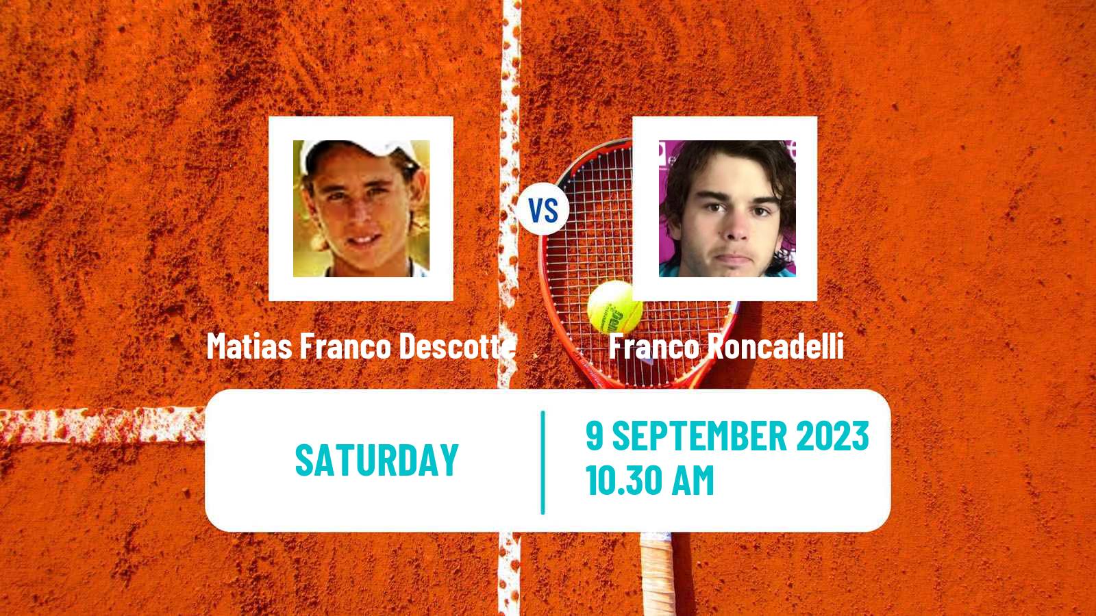 Tennis ITF M15 Olavarria Men Matias Franco Descotte - Franco Roncadelli