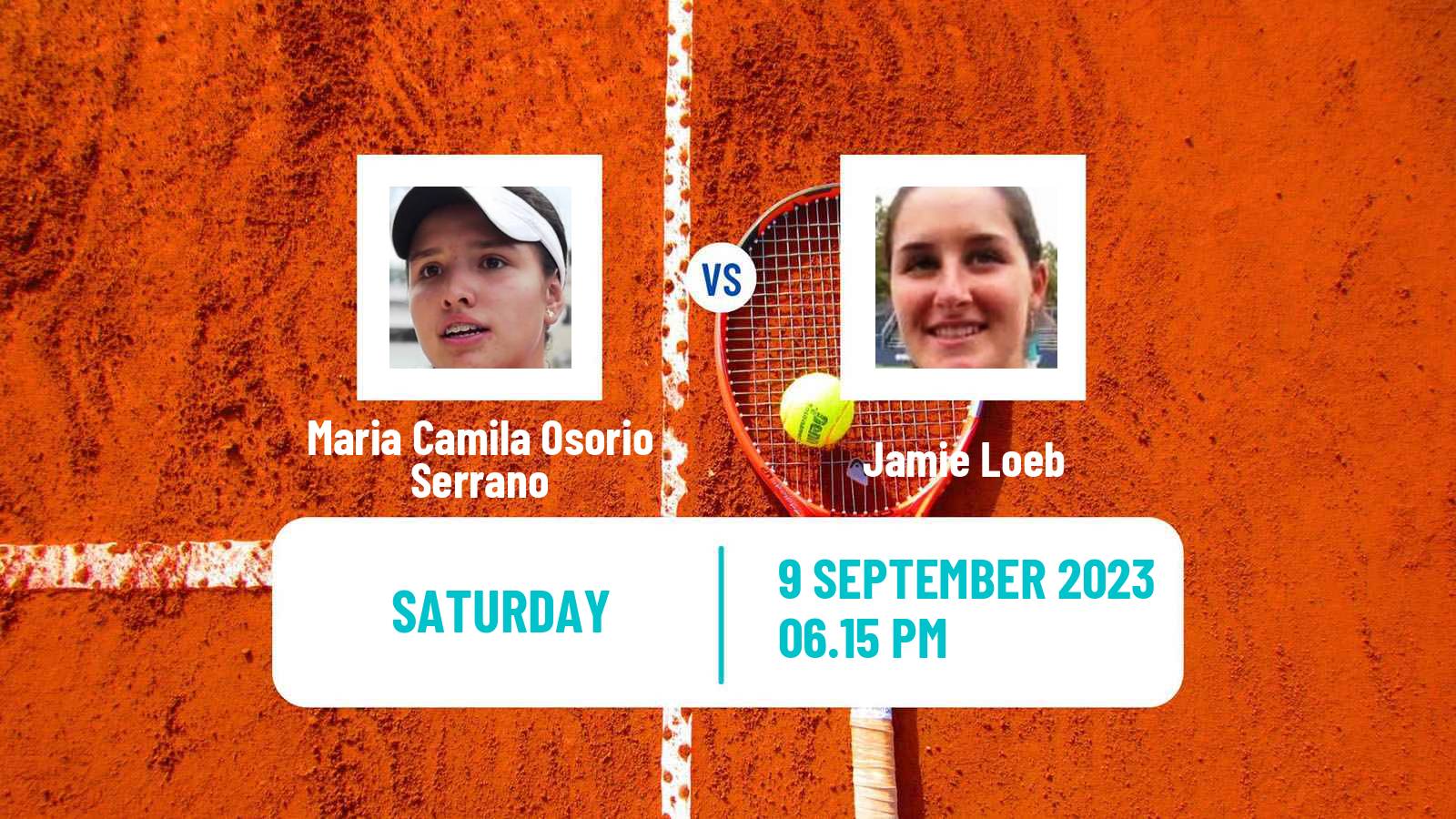 Tennis WTA San Diego Maria Camila Osorio Serrano - Jamie Loeb