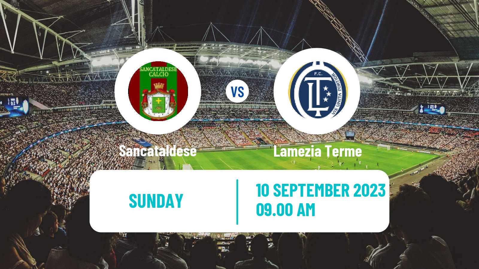 Soccer Italian Serie D - Group I Sancataldese - Lamezia Terme