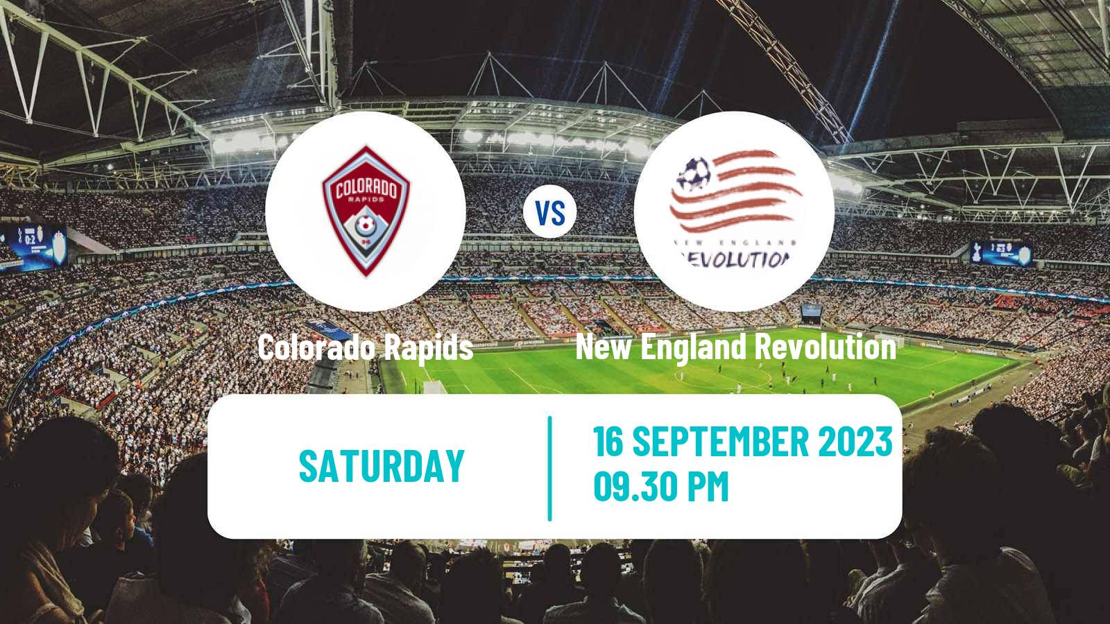 Soccer MLS Colorado Rapids - New England Revolution