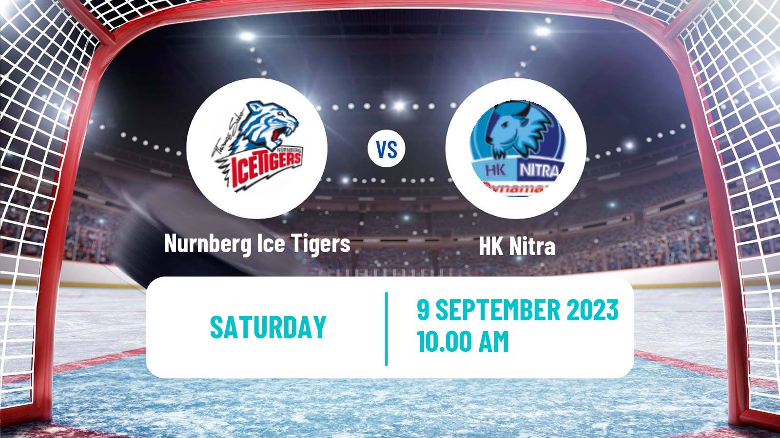 Hockey Club Friendly Ice Hockey Nurnberg Ice Tigers - Nitra