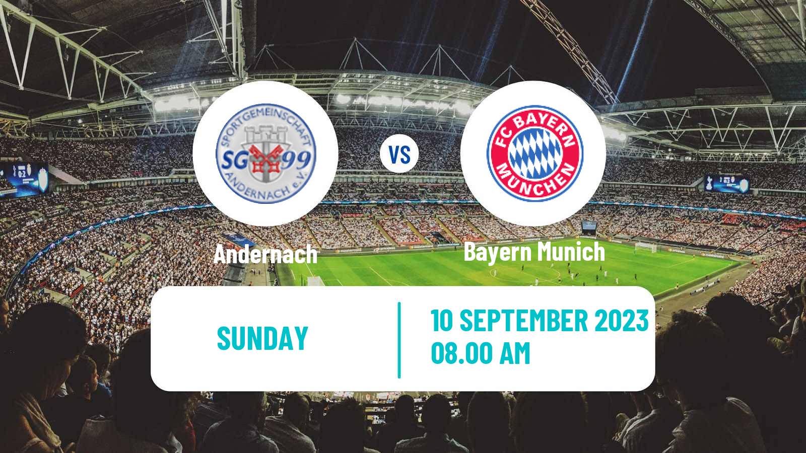 Soccer German DFB Pokal Women Andernach - Bayern Munich