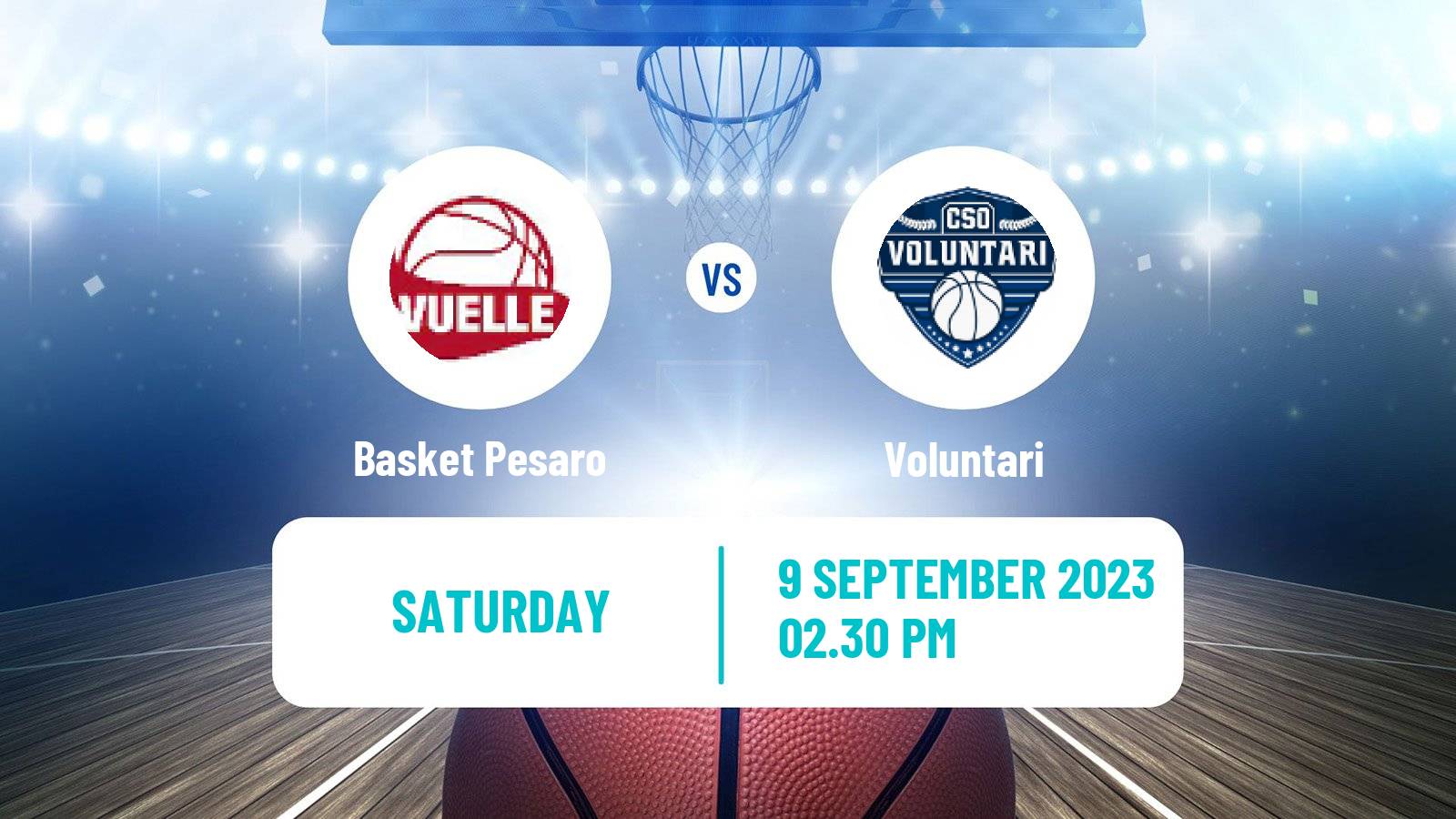 Basketball Club Friendly Basketball Basket Pesaro - Voluntari