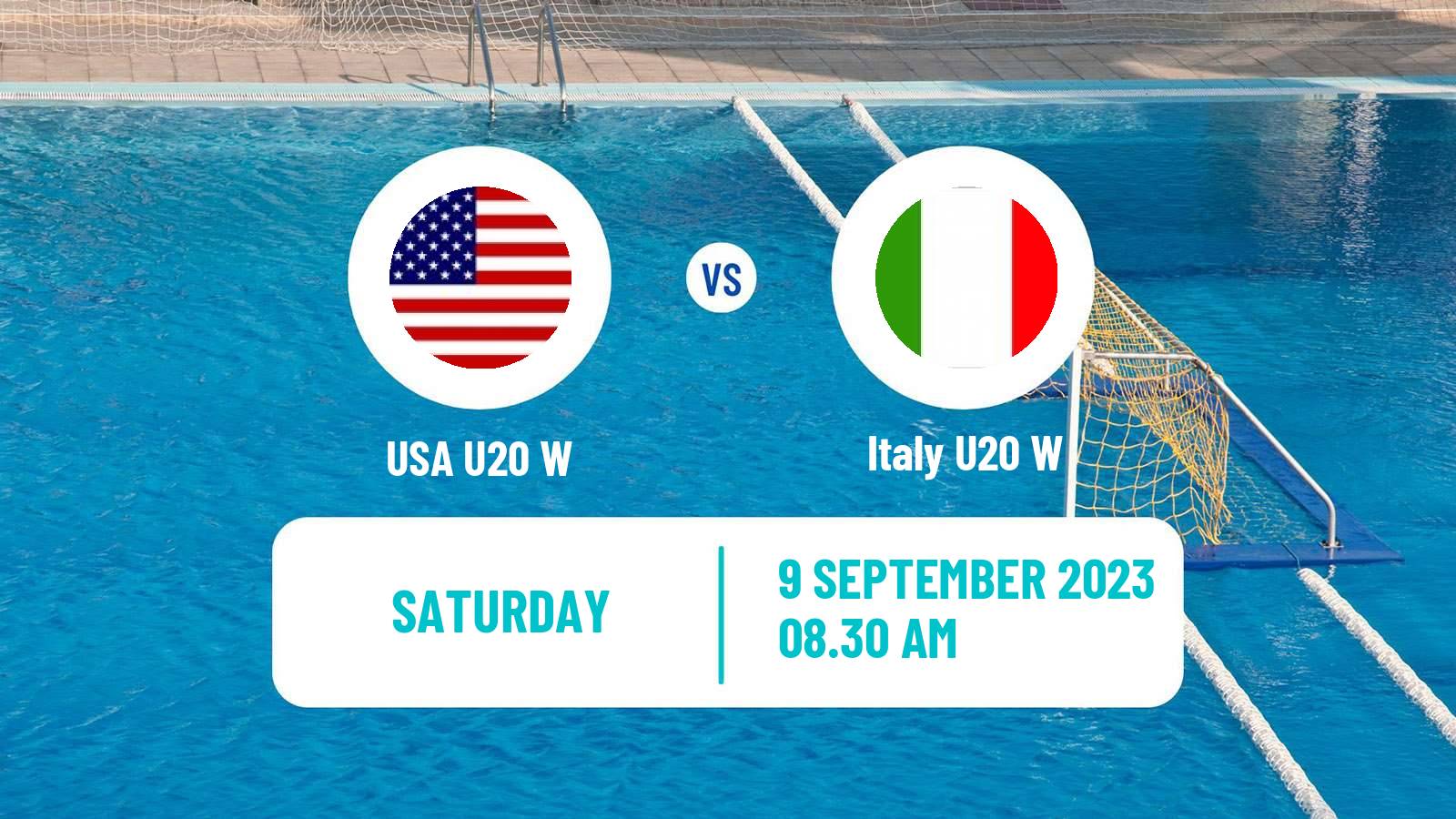 Water polo World Championship Water Polo U20 Women USA U20 W - Italy U20 W