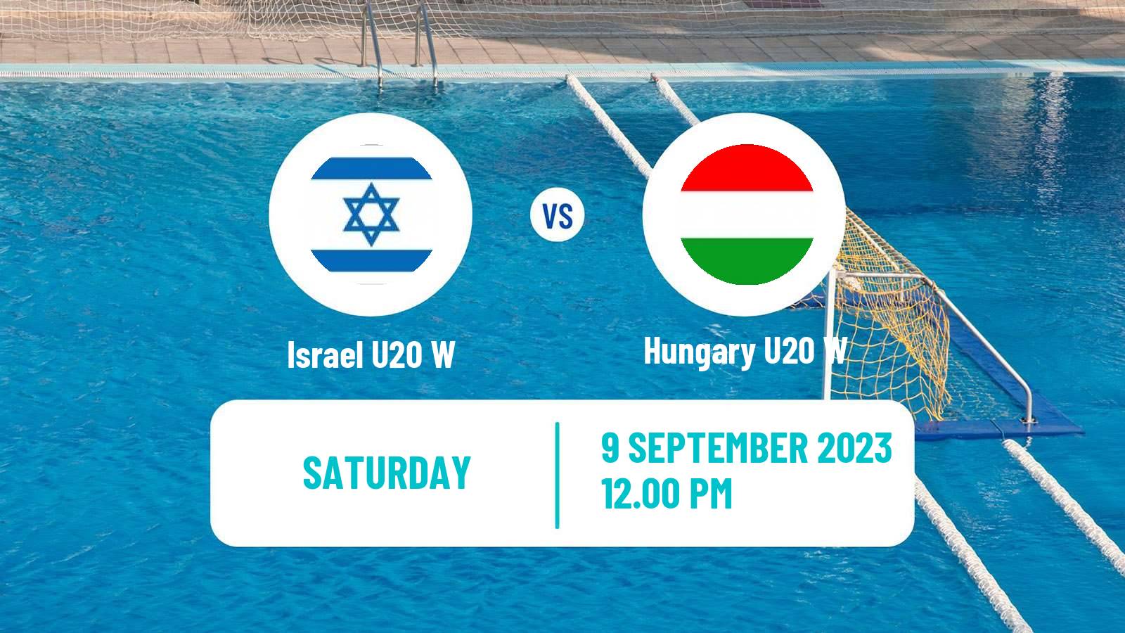 Water polo World Championship Water Polo U20 Women Israel U20 W - Hungary U20 W