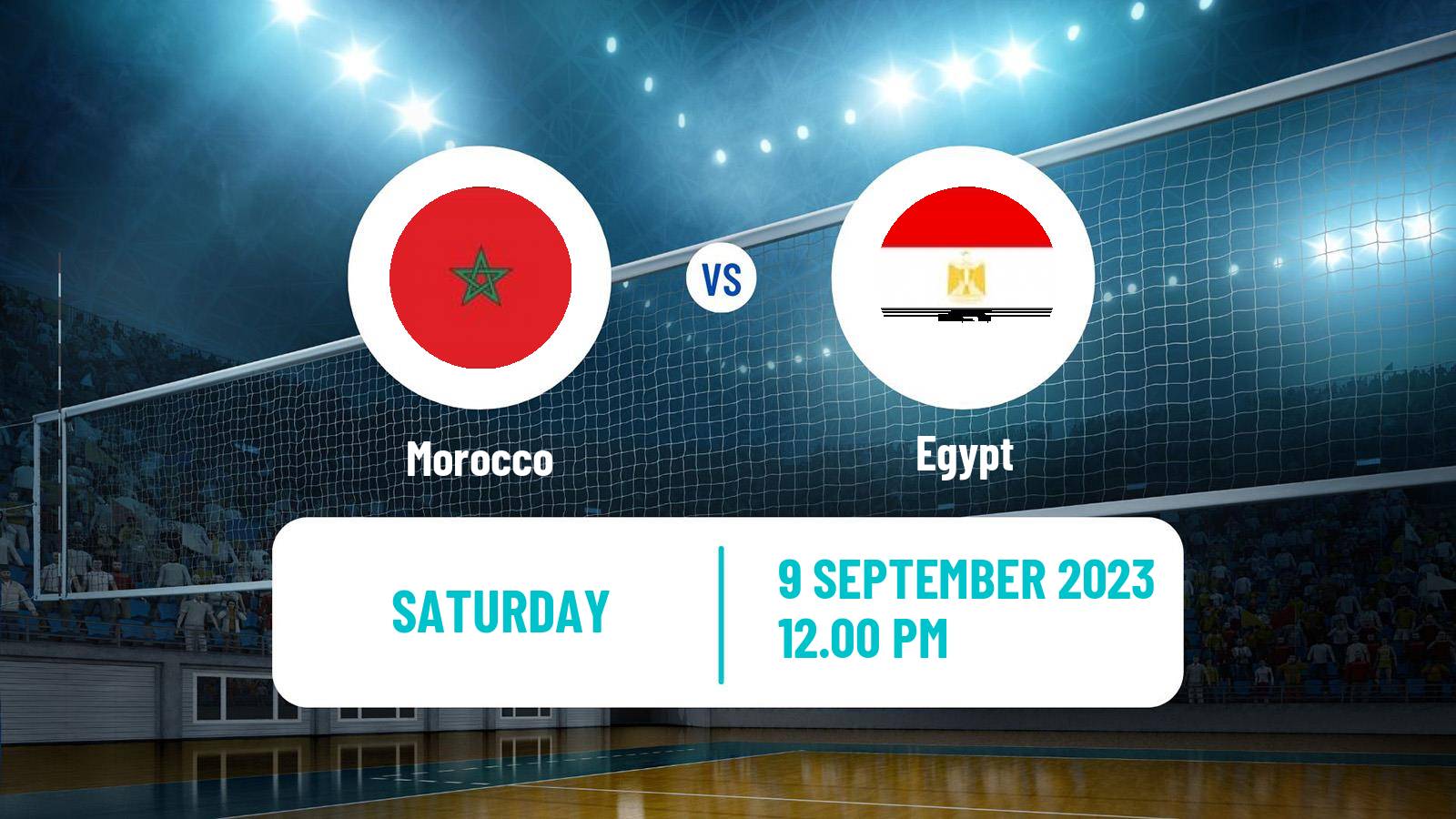 Volleyball African Championship Volleyball Morocco - Egypt